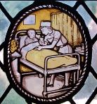 Lady Chapel east window detail June 2010